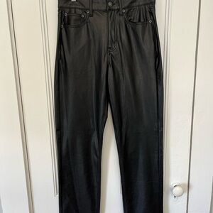 American Eagle Outfitters Black Skinny Jeans with Sleek Finish